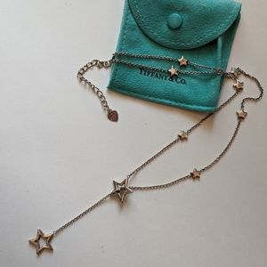 Retired Tiffany & Co Star Lariat Necklace